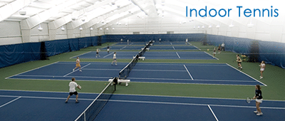 Bay Tennis and Fitness indoor tennis
                        courts