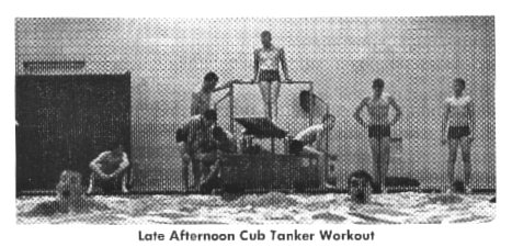 Photo of team workout from Cub News dated 3-18-1964