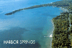 Harbor Springs from the air